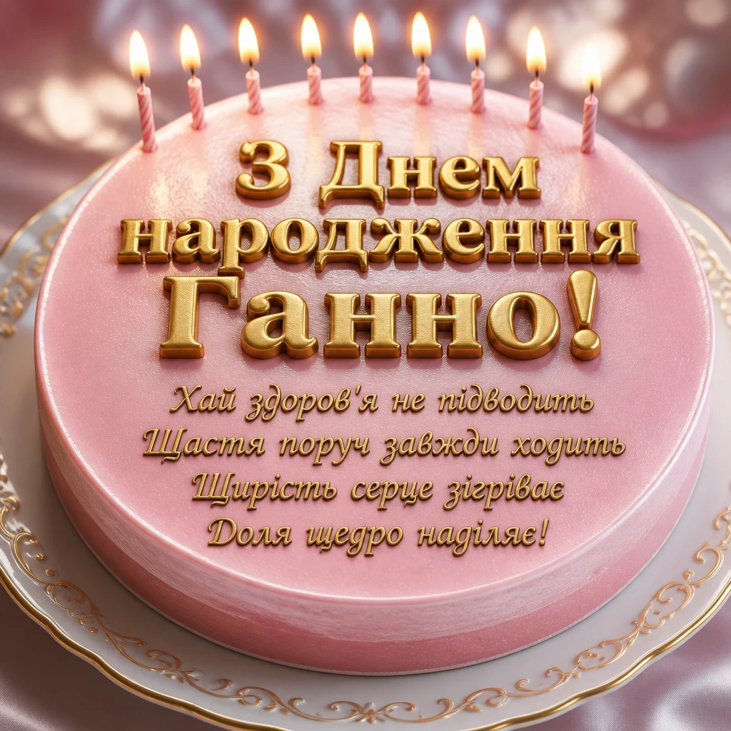 з днем народження ганна