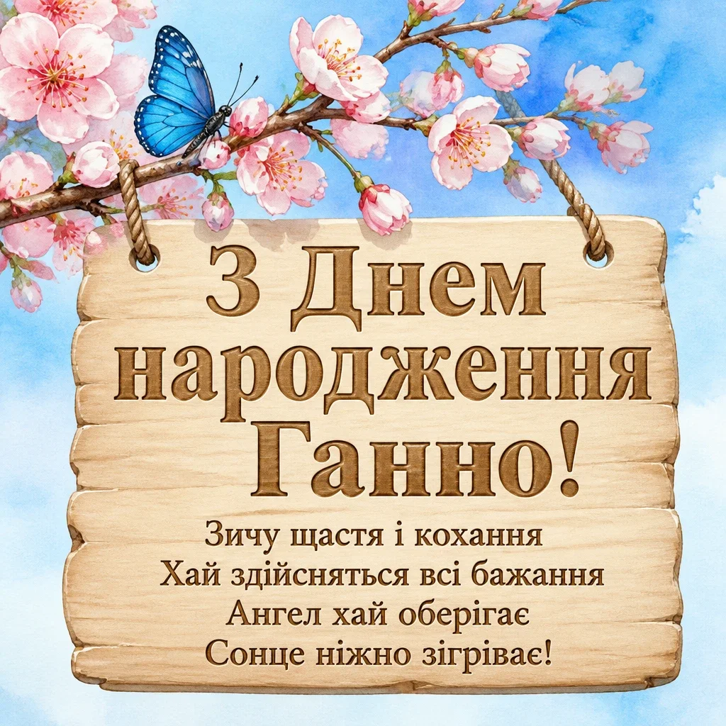 з днем народження ганна