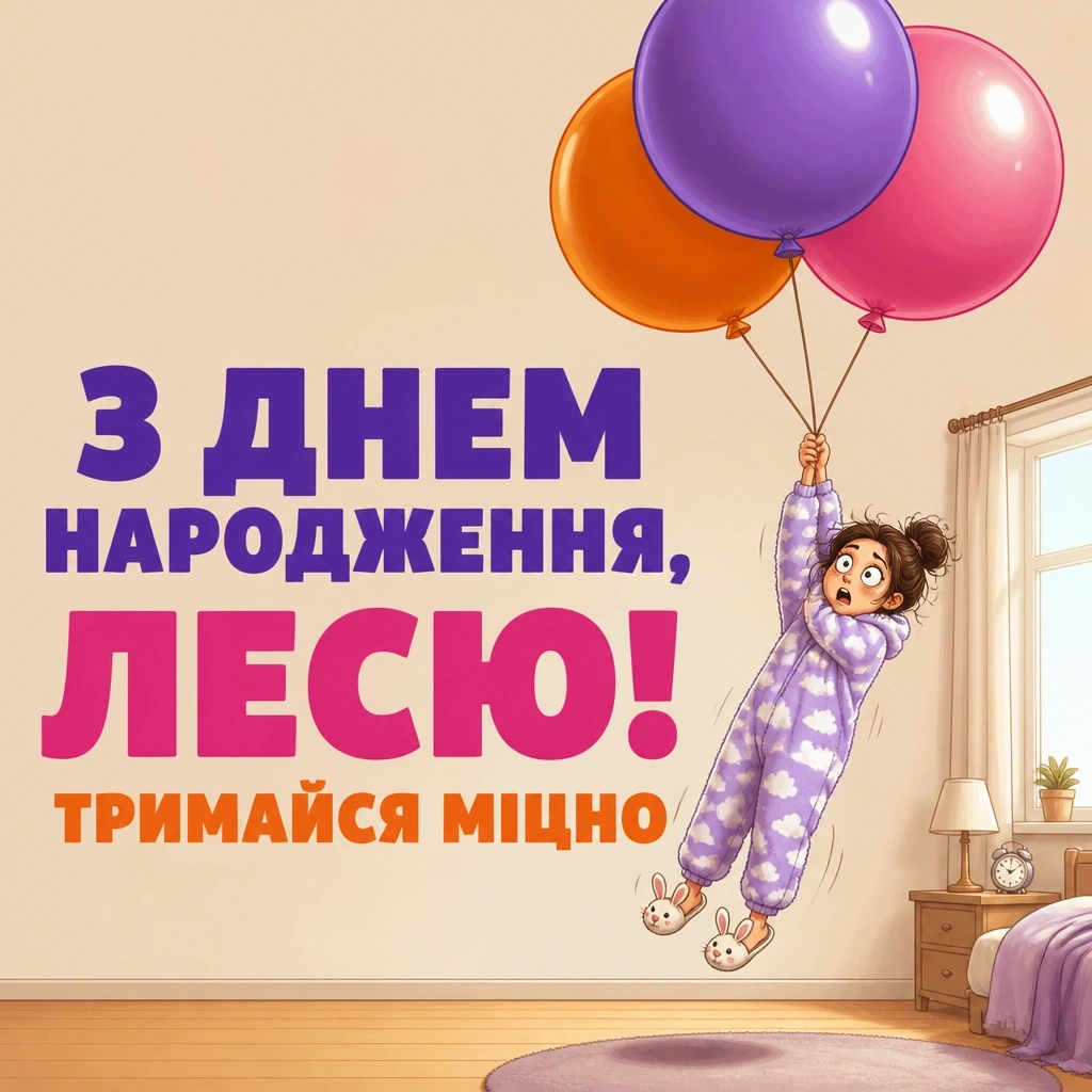 з днем народження леся картинки