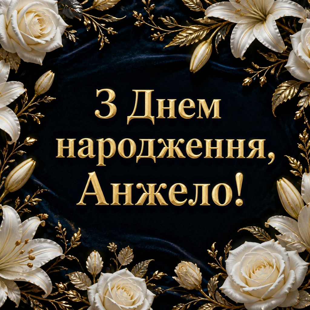 з днем народження анжела українською
