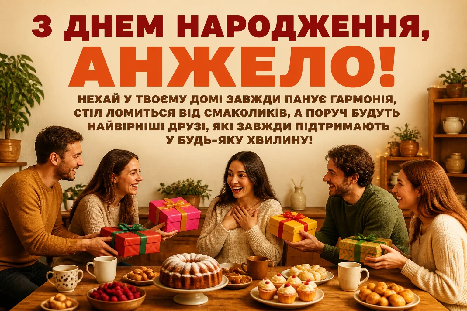 з днем народження анжела українською