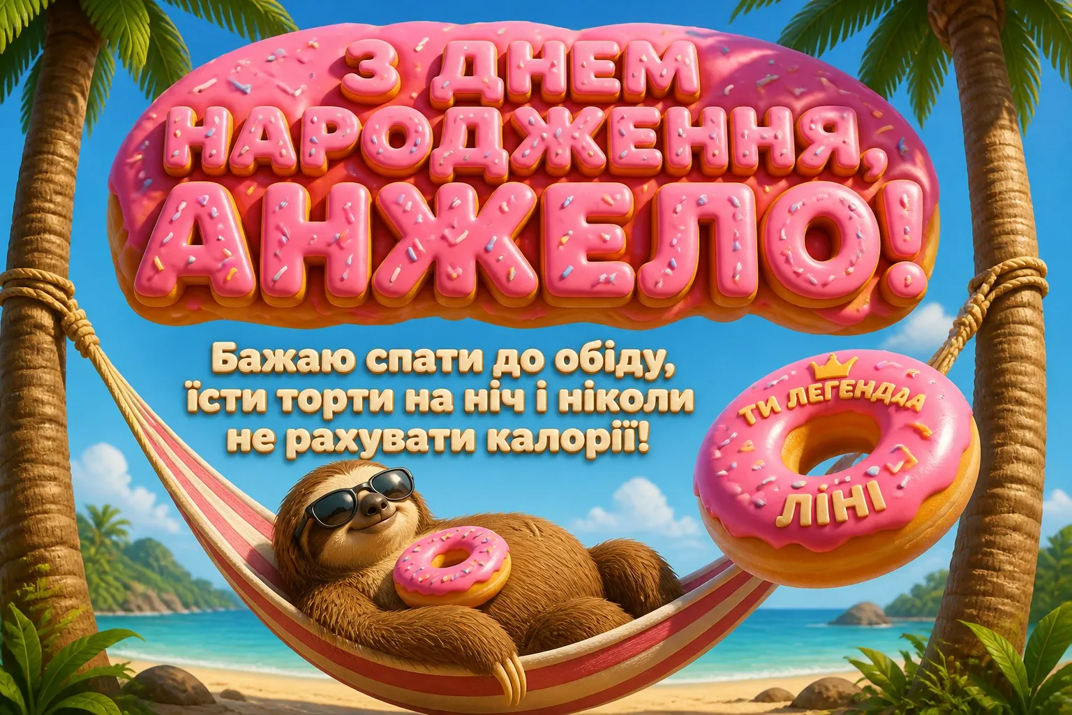 з днем народження анжела українською