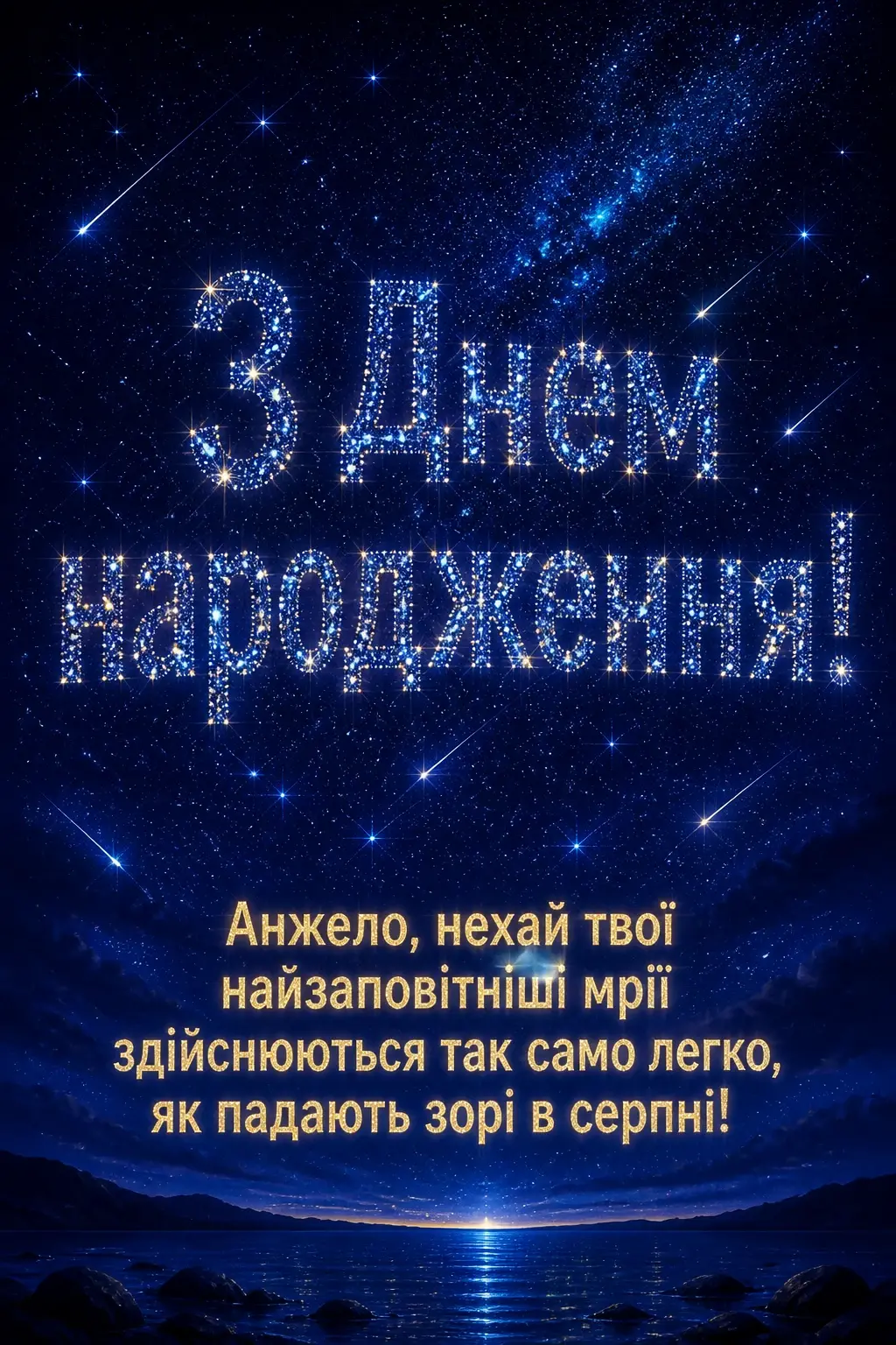 з днем народження анжела українською
