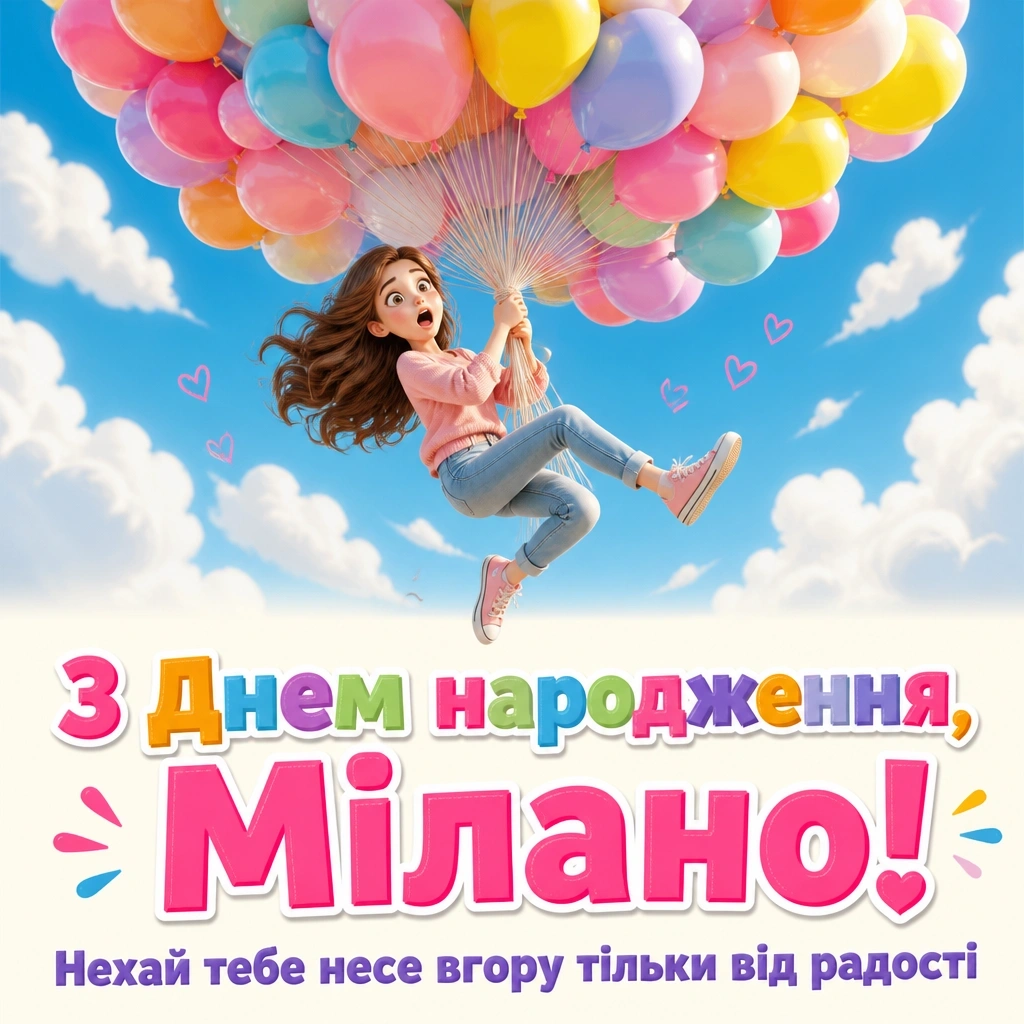 з днем народження мілана картинки