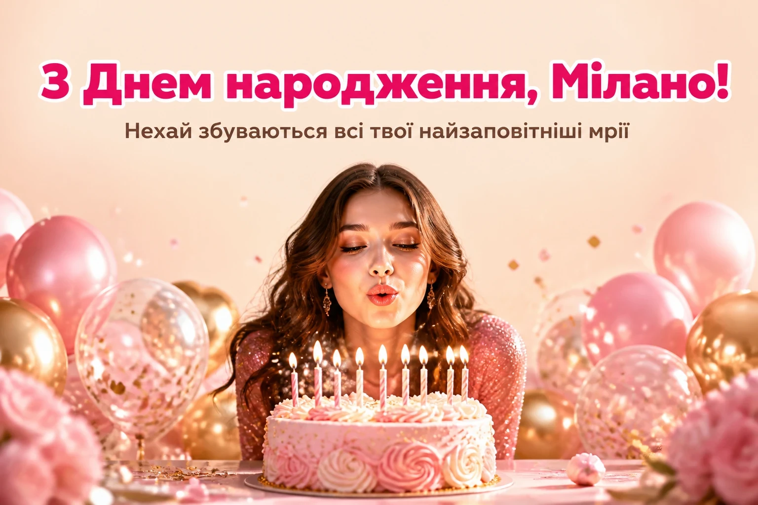 з днем народження мілана картинки