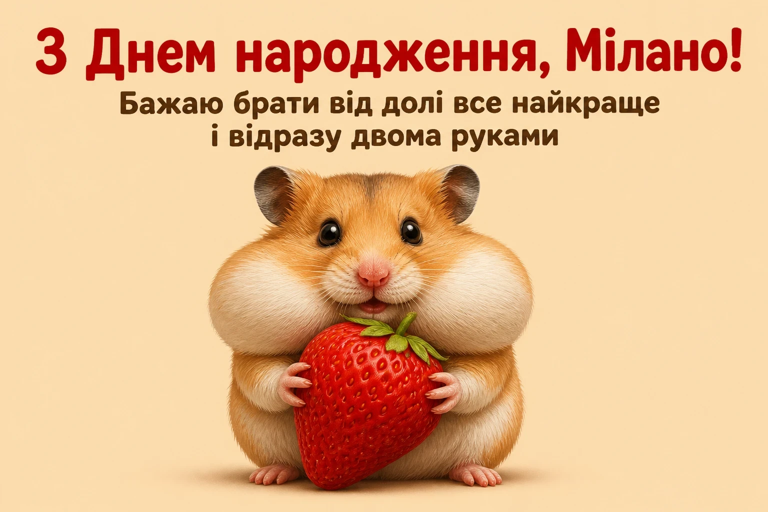з днем народження мілана картинки