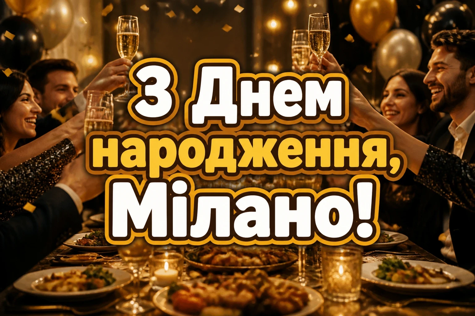 з днем народження мілана картинки