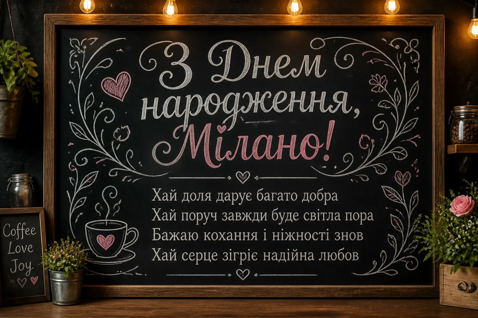 з днем народження мілана картинки