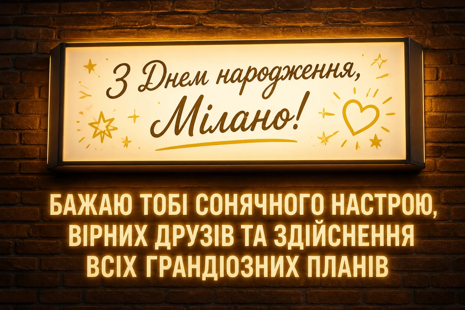 з днем народження мілана картинки