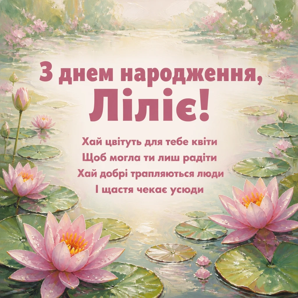 з днем народження лілія, в прозі з днем народження лілія, в прозі