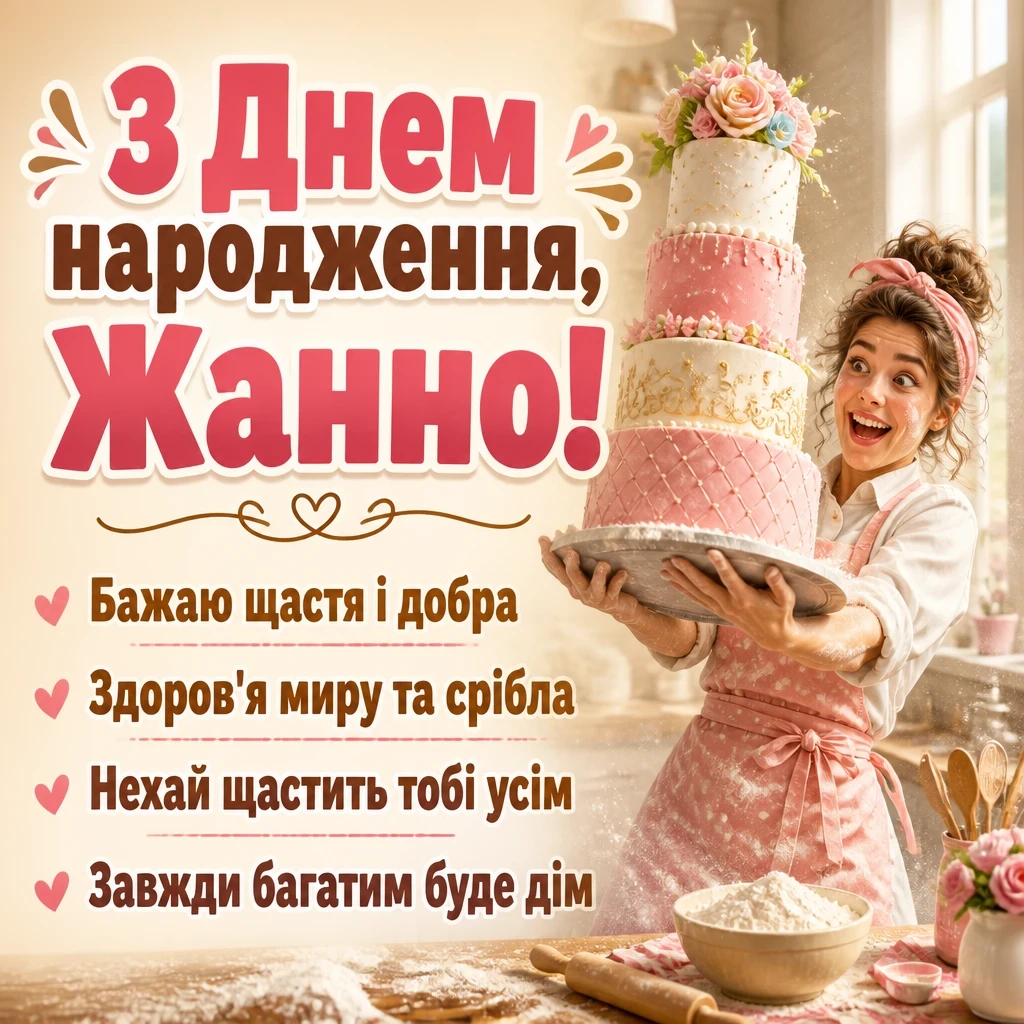 жанна з днем народження картинки
