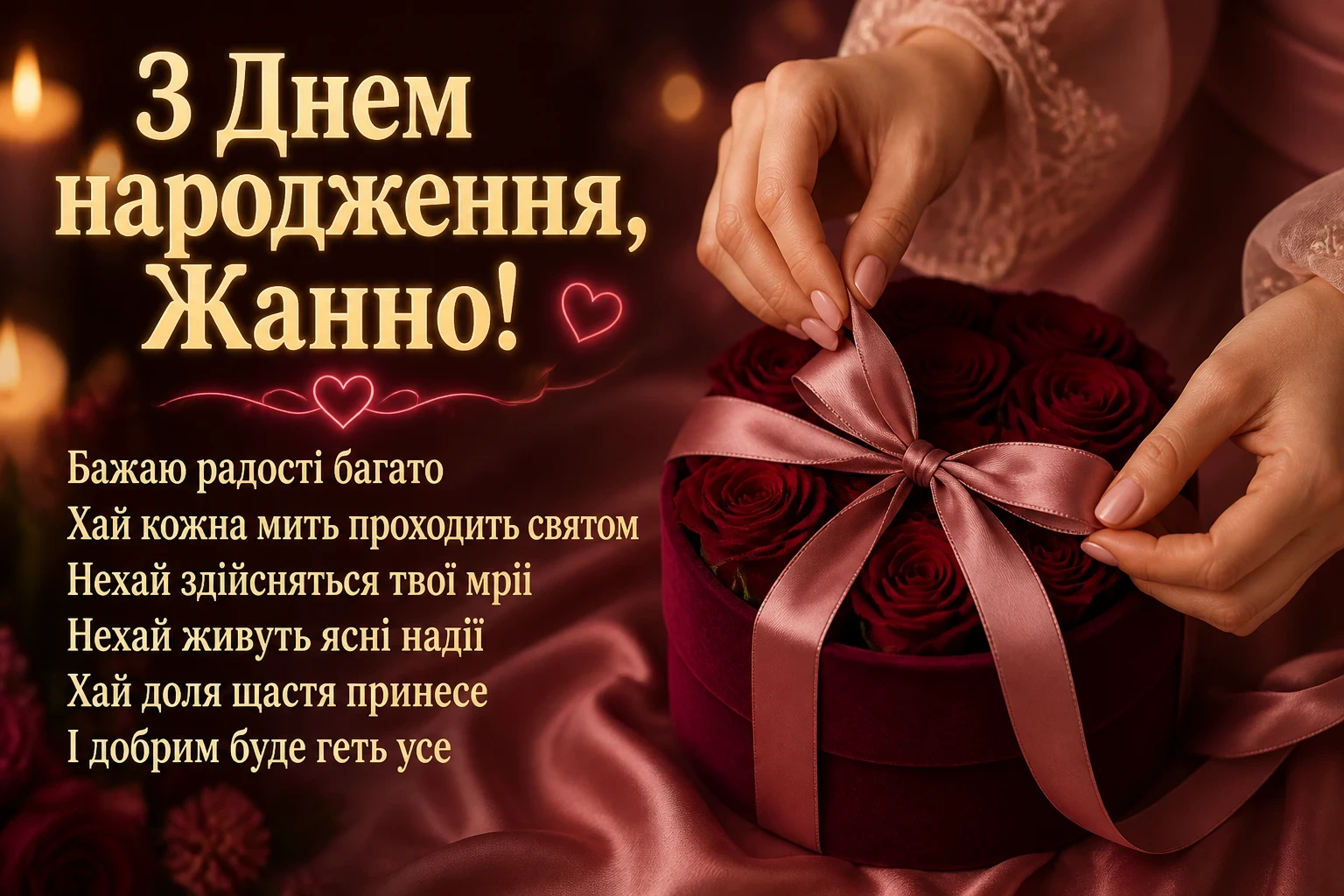 жанна з днем народження картинки