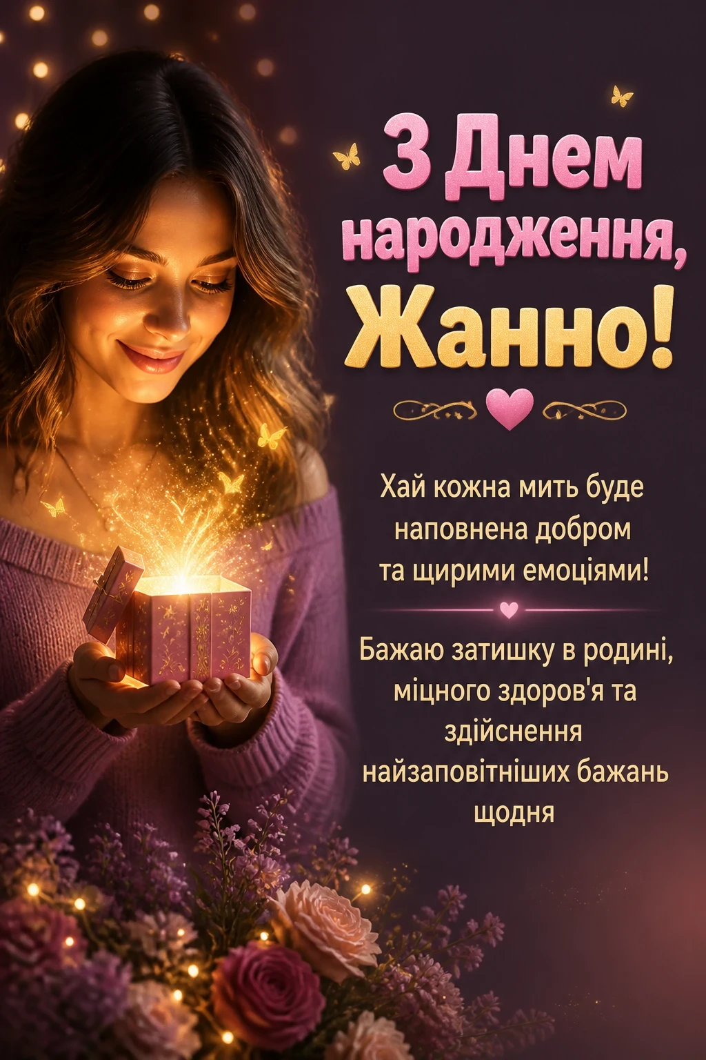 жанна з днем народження картинки