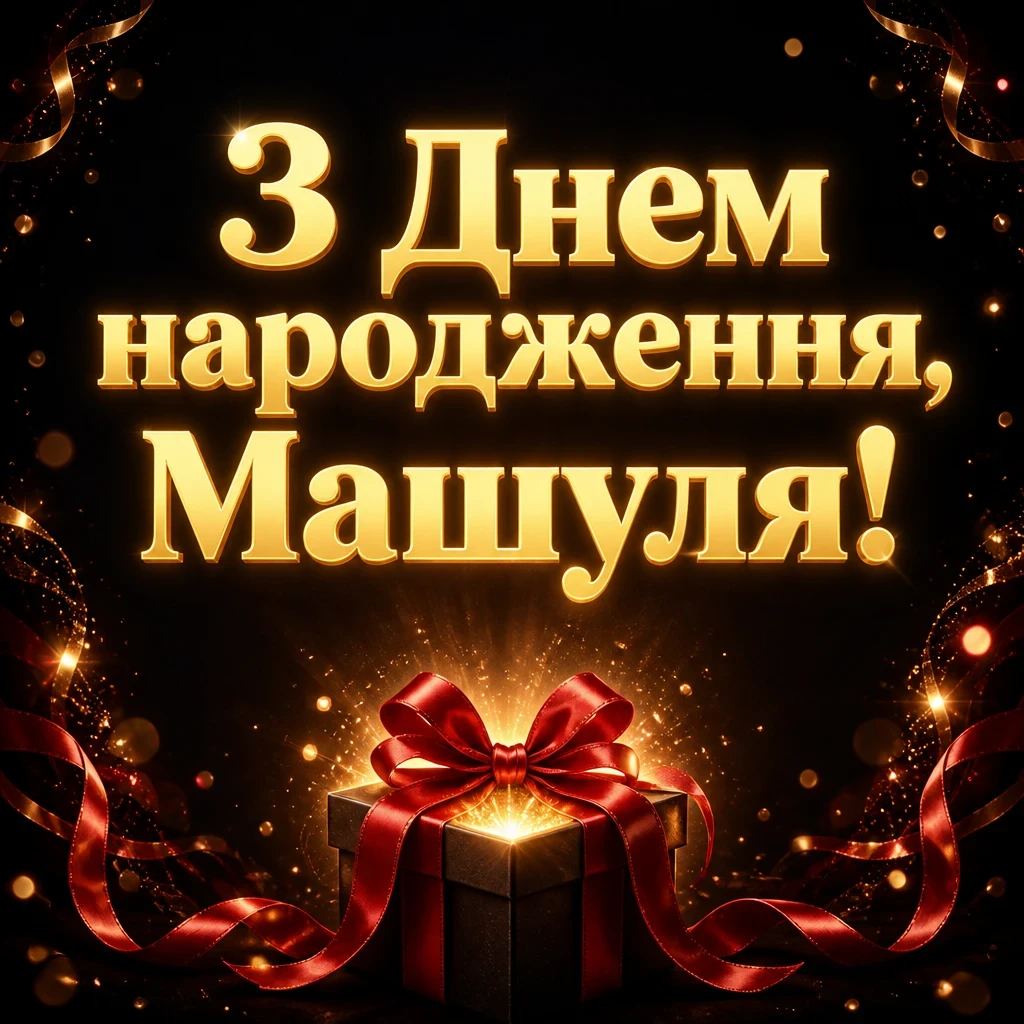 машуля з днем народження маша українською