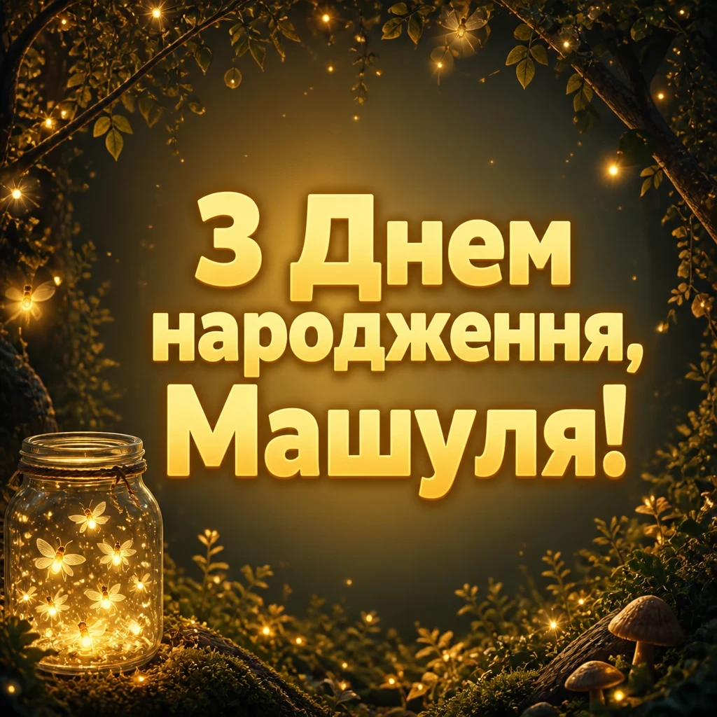 машуля з днем народження маша українською