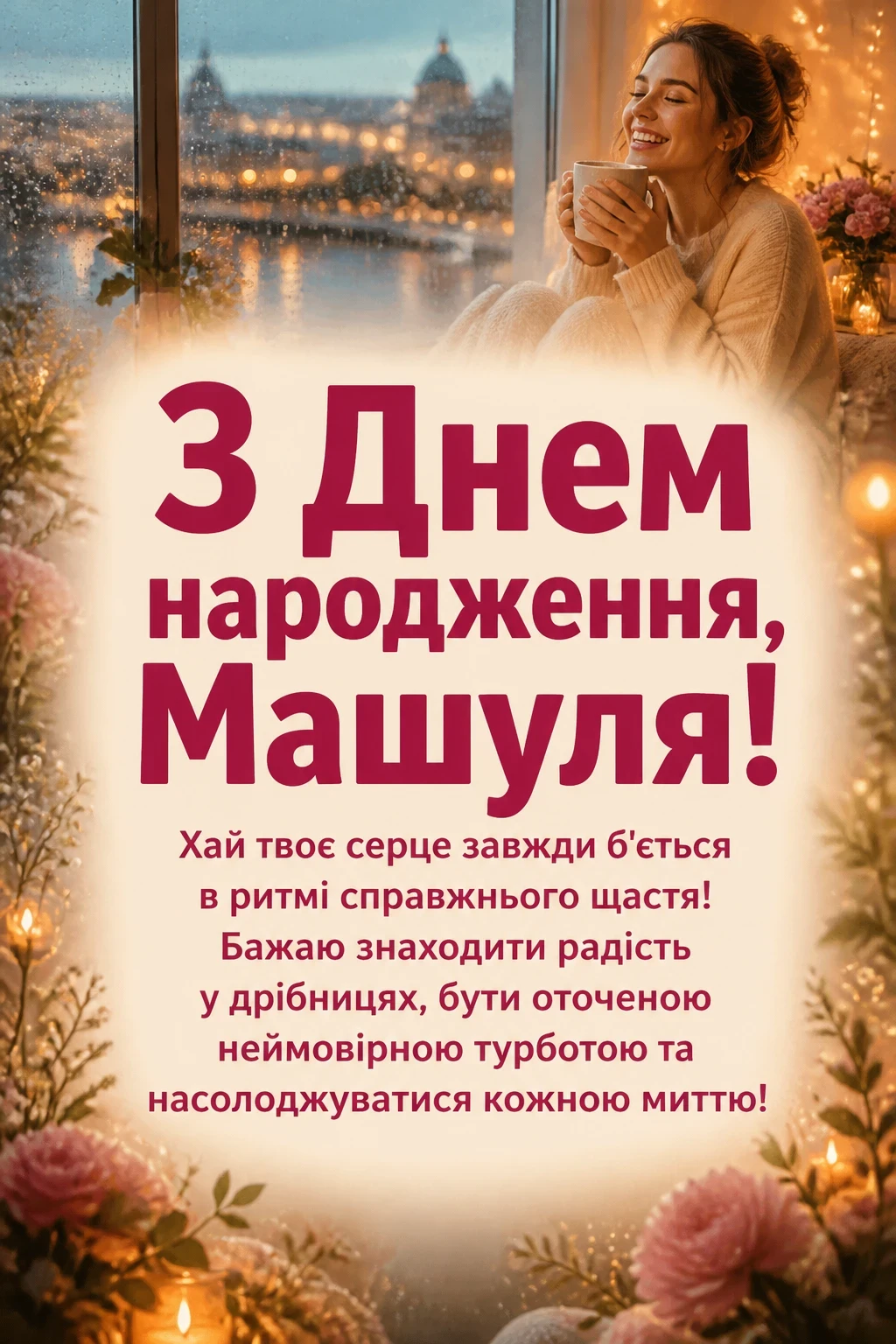 машуля з днем народження маша українською