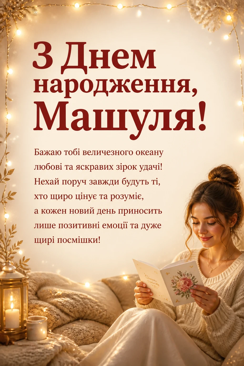 машуля з днем народження маша українською