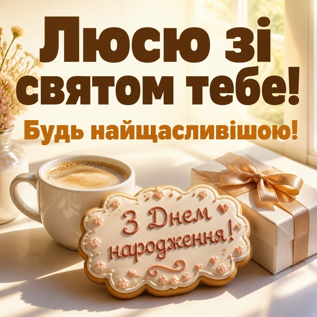 з днем народження люся