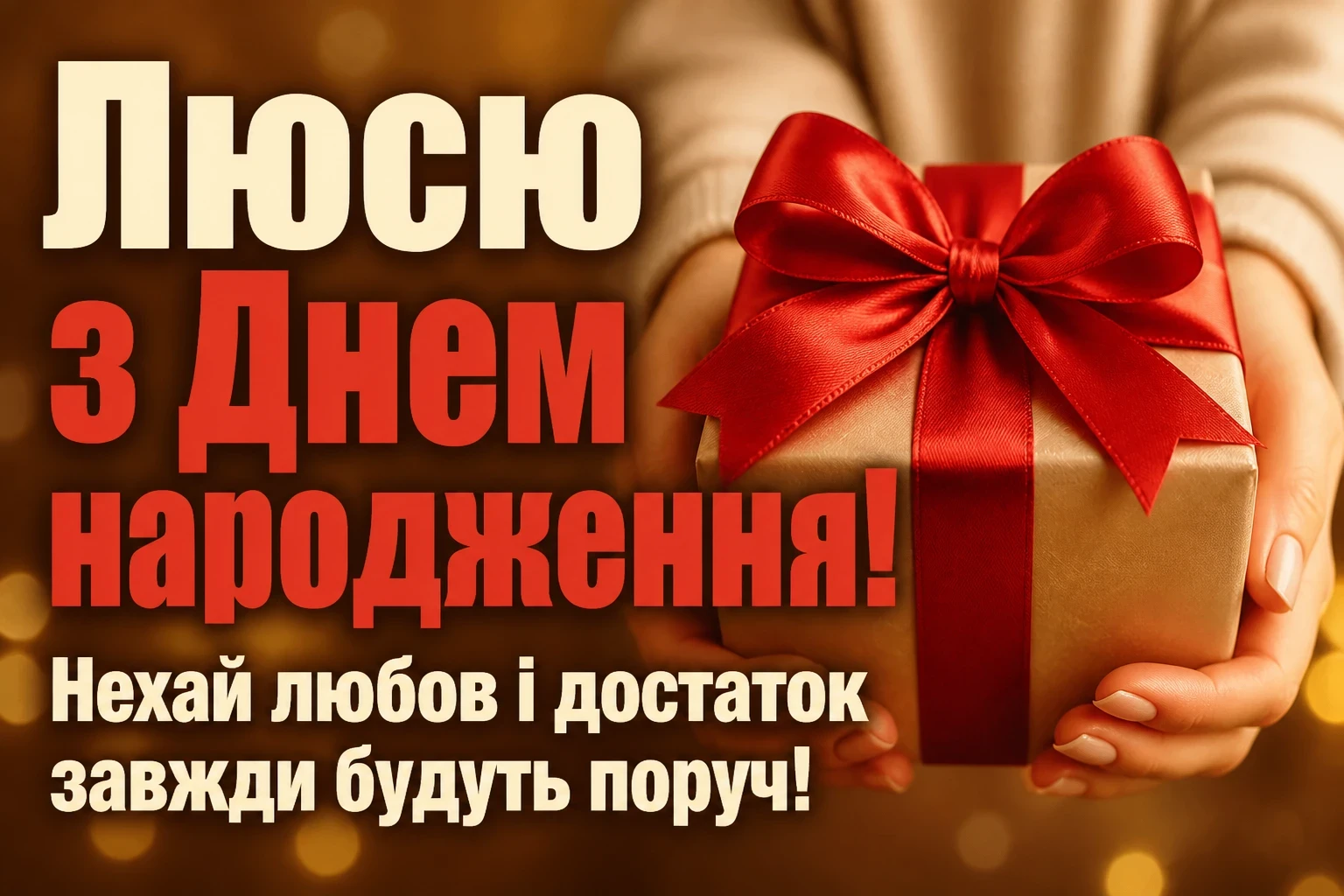 з днем народження люся