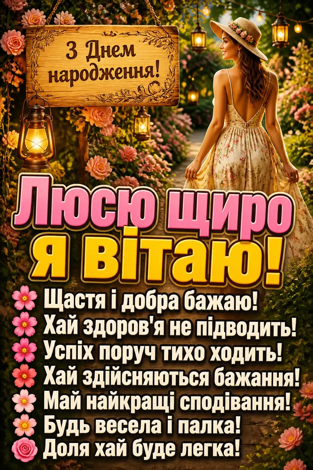 з днем народження люся