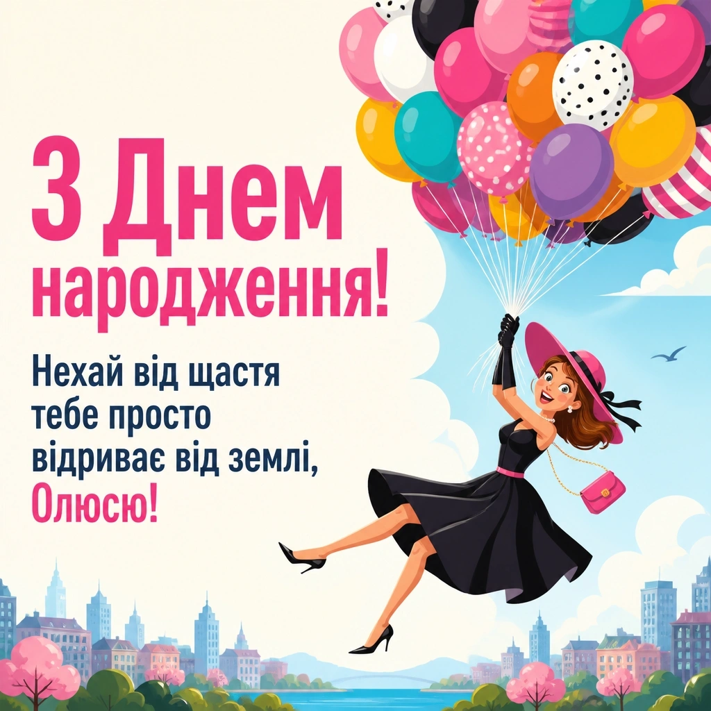 олюся з днем народження