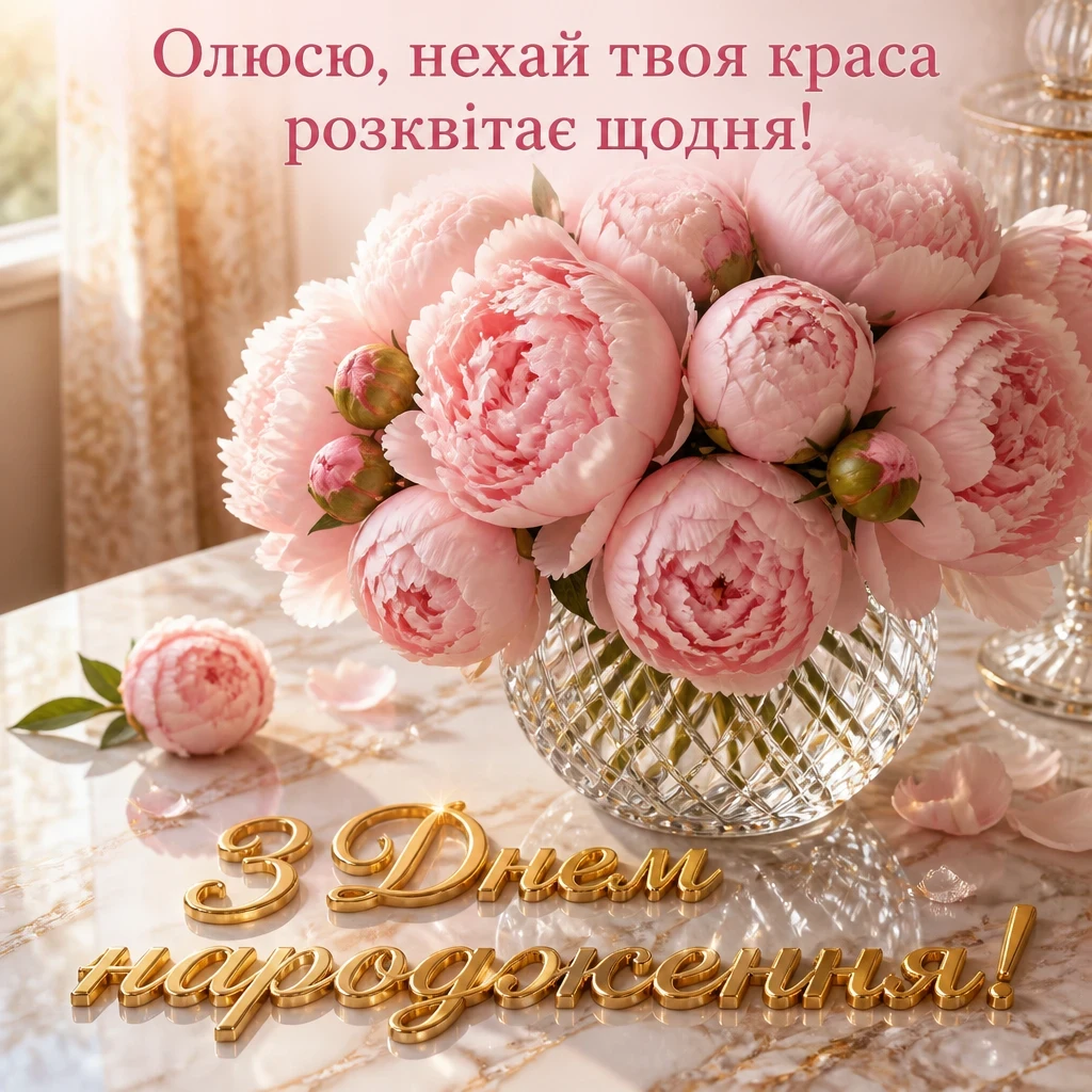 олюся з днем народження