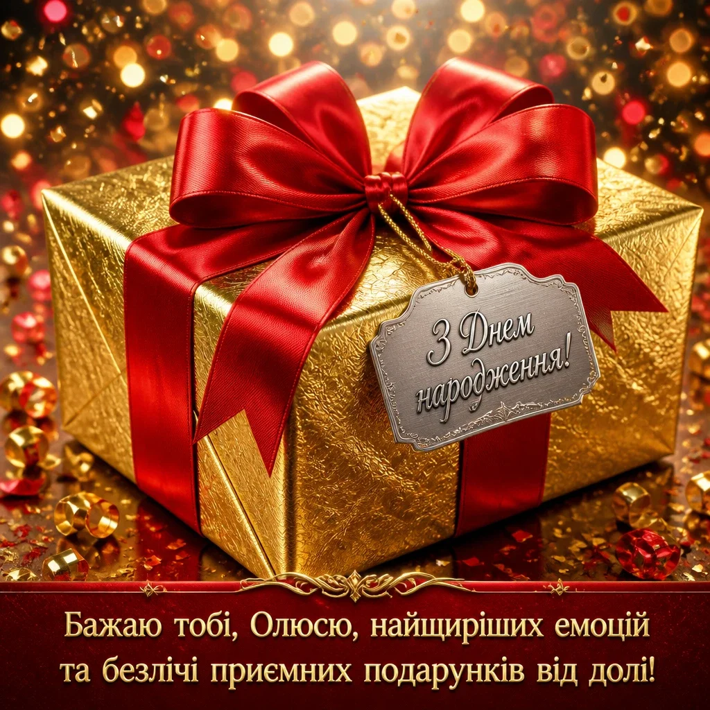 олюся з днем народження