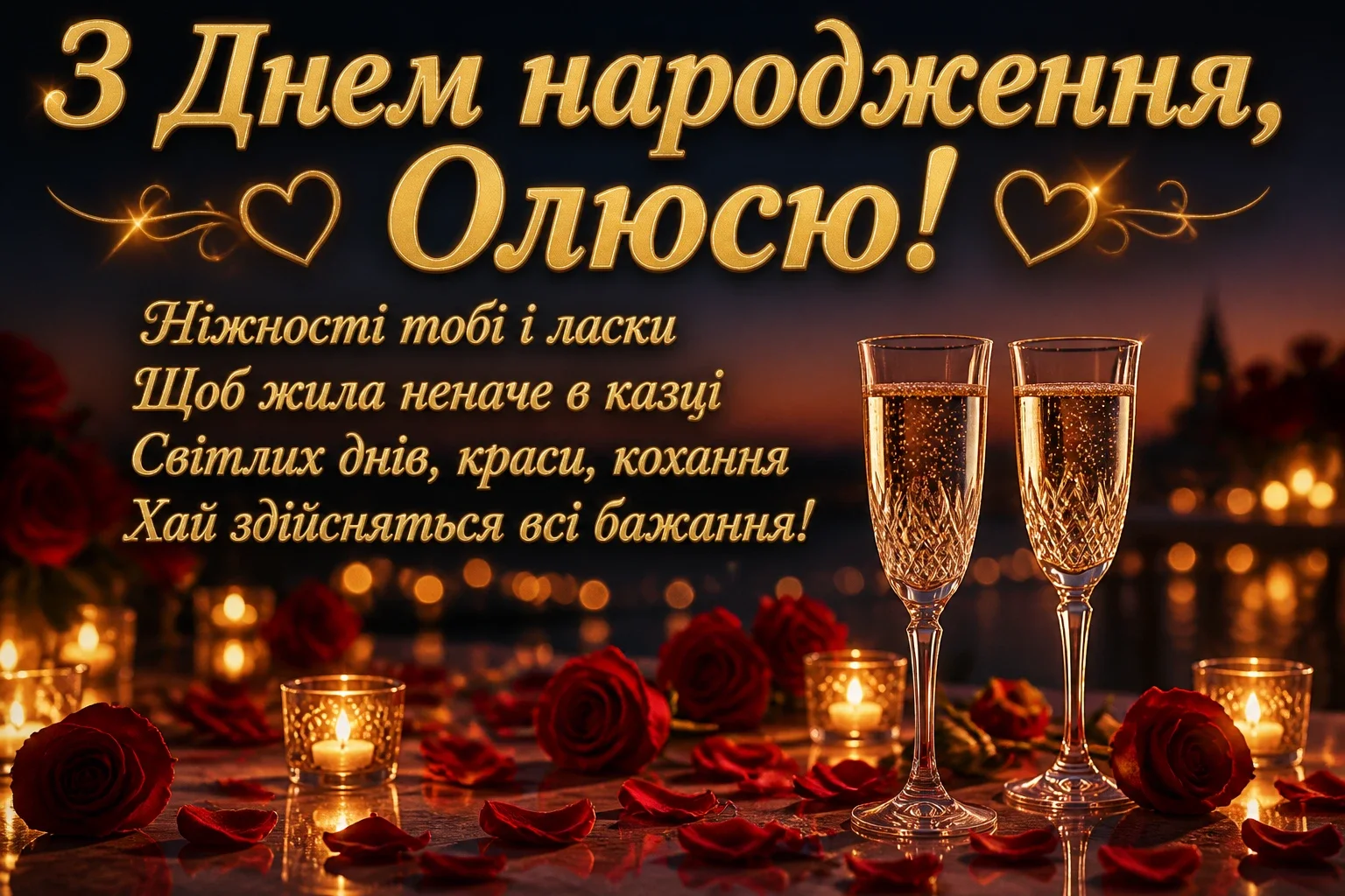 олюся з днем народження
