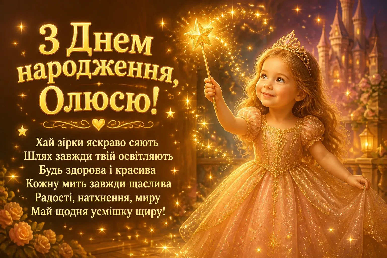 олюся з днем народження