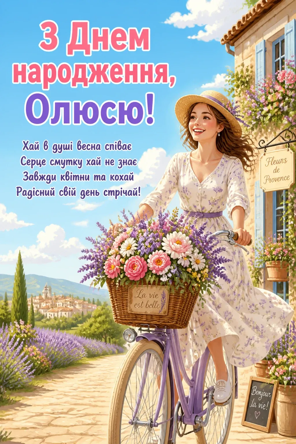 олюся з днем народження