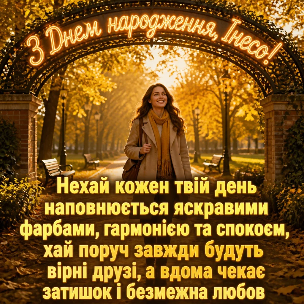 з днем народження інеса з днем народження інеса