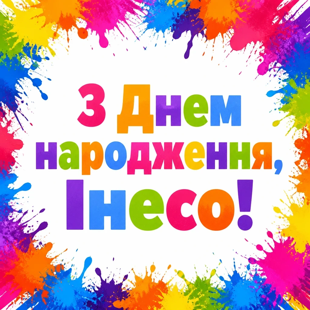 з днем народження інеса з днем народження інеса