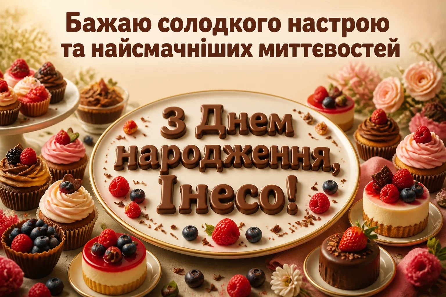 з днем народження інеса з днем народження інеса