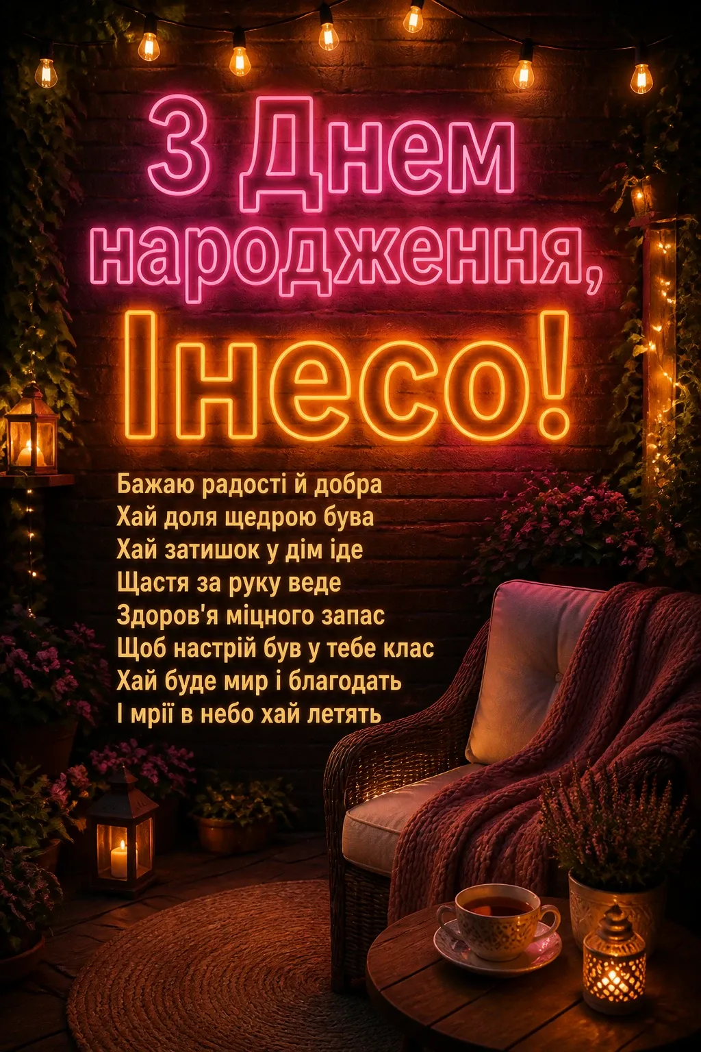 з днем народження інеса з днем народження інеса