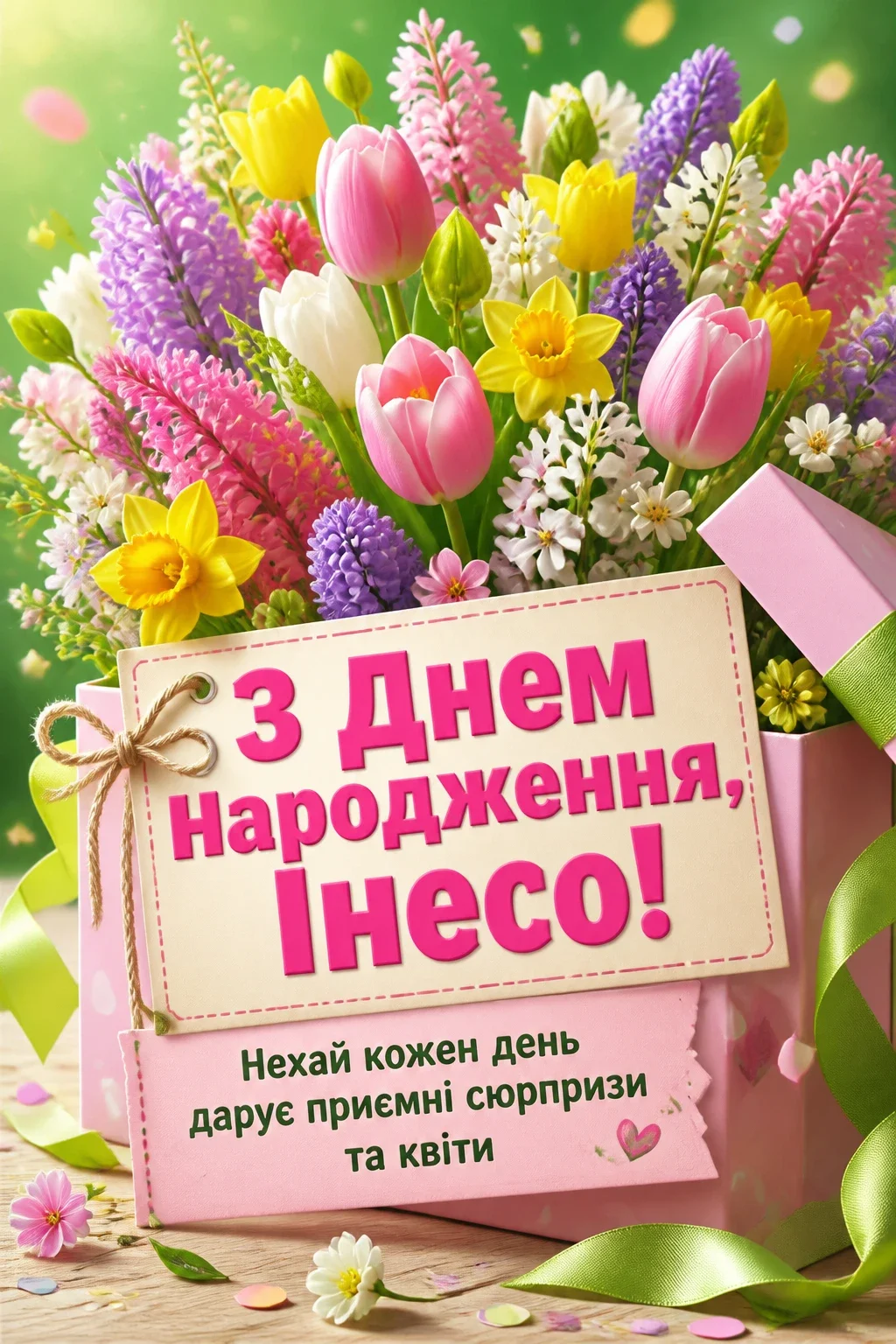 з днем народження інеса з днем народження інеса