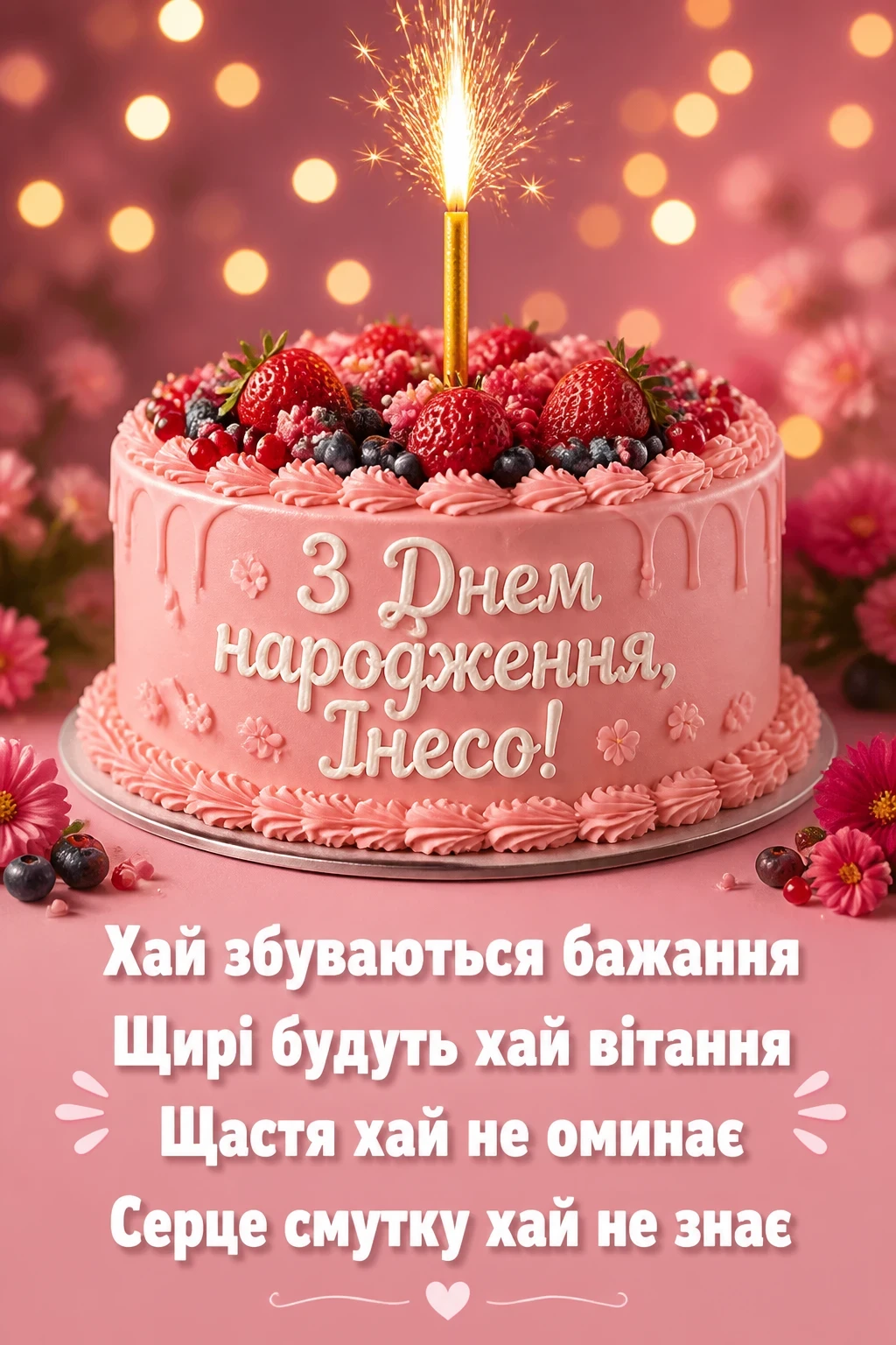 з днем народження інеса з днем народження інеса